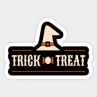 Trick Or Treat Halloween Sticker